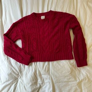 Crop sweater